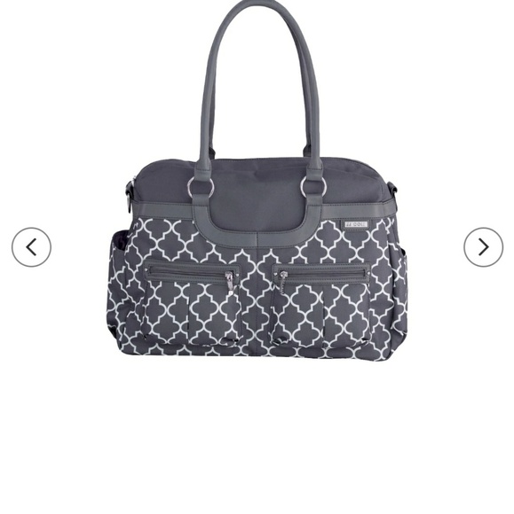 JJ Cole Satchel Diaper Bag Stone Arbor